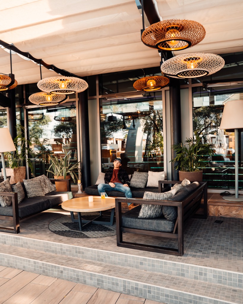 Men's production — lounge setting